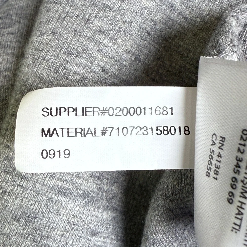 Polo Ralph Lauren Mens Gray Heathered Quarter Zip Pullover Sweater‎ Size Large